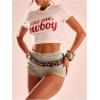 imageWomens Floral Lace Drop Waist Booty Shorts Skinny Y2k Summer Mini ShortsApricot