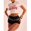 imageWomens Floral Lace Drop Waist Booty Shorts Skinny Y2k Summer Mini ShortsBlack