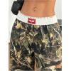 imageWomens Letter Leopard Print Straight Leg Pants Elastic Waist Y2K Trousers Bottoms with PocketsYellow and Green