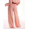imageWomens Linen Pants Wide Leg Loose Cotton Swimsuit Coverups Summer Pants Beach Vacation OutfitsOrange