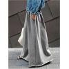 imageWomens Wide Leg Sweatpants High Elastic Waist Flowy Palazzo Pants Loose Baggy Pants BottomsGrey