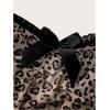 imageWomens Y2K Leopard Print Camisole Mesh Tops Streetwear Women Lace Trim Sleeveless Cami Shirts Clubwear Crop TopsYellow