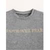 imageBoys Letter Print Graphic Tees Short Sleeve Vintage T Shirt Round Neck Summer Tops StreetwearLight Grey