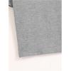 imageBoys Letter Print Graphic Tees Short Sleeve Vintage T Shirt Round Neck Summer Tops StreetwearLight Grey