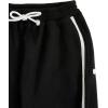 imageBoys Split Snap Button Sweatpants High Elastic Waist Straight Leg Loose Pants Joggers Athletic TrousersBlack