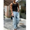 imageMens Summer Tank Top Scoop Neck Knit Gym Workout Muscle Tank Undershirt Sleeveless ShirtsPlain Black