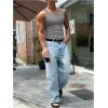 imageMens Summer Tank Top Scoop Neck Knit Gym Workout Muscle Tank Undershirt Sleeveless ShirtsPure Deep Grey