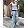 imageMens Summer Tank Top Scoop Neck Knit Gym Workout Muscle Tank Undershirt Sleeveless ShirtsWhite