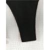 imageRoseSeeek Womens 2 Piece Swimsuit Halter Triangle Ruched High Cut Bathing Suit Thong Cheeky Bikini SetBlack
