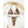 imageWomens 2 Piece Leopard Animal Print Bikini Sets Halter Tie String Swimsuits High Cut Sexy Bathing SuitsLeopard Multicolor