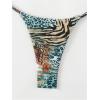 imageWomens 2 Piece Leopard Animal Print Bikini Sets Halter Tie String Swimsuits High Cut Sexy Bathing SuitsMulticolor