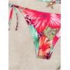 imageWomens 2 Piece Leopard Floral Bikini Sets Halter Triangle String Bathing Suit Starfish Metal SwimsuitsPink and Blue
