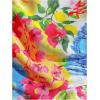 imageWomens 2 Pieces Bikini Set Floral Halter Swimsuit Tie Side Swimwear Graphic BeachwearMulticolor