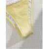 imageWomens 2 Pieces Lace Trim Swimwear Set Bow Knot Halter Swimsuit Backless High Waist BikiniYellow