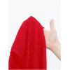 imageWomens Beach Cover Up Skirt 3D Flower Crochet Out High Split Swimsuit Bathing Suit Beach SkirtPure Red