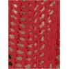 imageWomens Long Sleeve Crochet Cover Up Knitted Hollow Out Cropped Swimsuit Cover Ups TopsRed