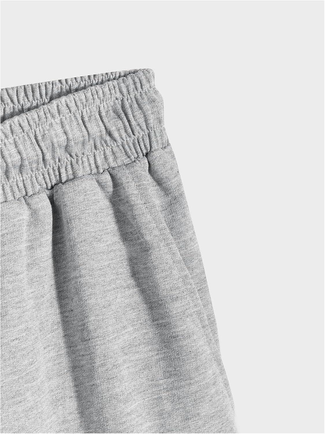 imageMens Floral Graphic Shorts Drawstring Waist Wide Leg Loose Summer Casual Track Shorts VintageGrey