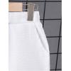 imageBoys 2 Piece Beach Vacation Textured Linen Outfit Short Sleeve Button Down Shirt Top and Shorts Summer SetPure White