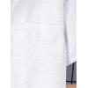 imageBoys 2 Piece Beach Vacation Textured Linen Outfit Short Sleeve Button Down Shirt Top and Shorts Summer SetPure White