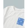 imageBoys 2 Piece Outfits Floral Print Short Sleeve Crewneck T Shirt and Shorts Set Summer OutfitsLight Blue