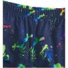 imageBoys 2 Piece Reflective Splash Ink Print Long Sleeve Hoodie Sweatshirts and Sweatpants SetDeep Blue
