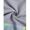 imageBoys 2 Piece Reflective Splash Ink Print Long Sleeve Hoodie Sweatshirts and Sweatpants SetGrey
