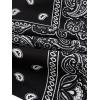imageBoys Paisley Shorts Boho Drawsring Casual Gym Beach Bandana Shorts Summer Shorts for BoysBlack Paisley