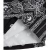 imageBoys Paisley Shorts Boho Drawsring Casual Gym Beach Bandana Shorts Summer Shorts for BoysBlack Paisley