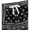 imageBoys Paisley Shorts Boho Drawsring Casual Gym Beach Bandana Shorts Summer Shorts for BoysBlack Paisley