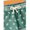 imageBoys Paisley Shorts Boho Drawsring Casual Gym Beach Bandana Shorts Summer Shorts for BoysGreen