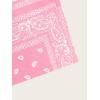imageBoys Paisley Shorts Boho Drawsring Casual Gym Beach Bandana Shorts Summer Shorts for BoysPink