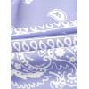 imageBoys Paisley Shorts Boho Drawsring Casual Gym Beach Bandana Shorts Summer Shorts for BoysPurple
