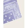imageBoys Paisley Shorts Boho Drawsring Casual Gym Beach Bandana Shorts Summer Shorts for BoysPurple
