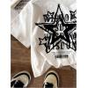 imageBoys Short Sleeve Tropical Graphic Tee Tops Casual Crew Neck T Shirt Loose Summer TopsGraphic White