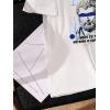 imageBoys Short Sleeve Tropical Graphic Tee Tops Casual Crew Neck T Shirt Loose Summer TopsWhite With Blue