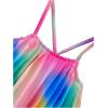 imageGirls 2 Piece Boho Outfits Pleated Spaghetti Strap Camisoles and Elastic Waist Wide Leg PantsBlue and Pink