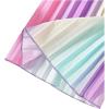 imageGirls 2 Piece Boho Outfits Pleated Spaghetti Strap Camisoles and Elastic Waist Wide Leg PantsPurple