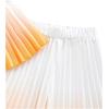 imageGirls 2 Piece Boho Outfits Pleated Spaghetti Strap Camisoles and Elastic Waist Wide Leg PantsYellow
