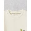imageGirls Cartoon Graphic Long Sleeve Crewneck Sweatshirts Drop Shoulder Cute Pullover Tops T ShirtBeige