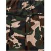 imageGirls Flared Camo Pleated Skirt Elastic High Waist A Line Streetwear Jersey Mini Skirts for GirlsDark Green