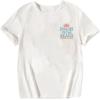 imageGirls Graphic Tees Short Sleeve Crewneck T Shirts Casual Summer Tops Cute Preppy ClothesBlue White