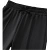 imageGirls Jogger Swearpants High Elastic Waist Pants Casual Baggy Wide Leg Sweatpants with PocketBlack