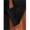 imageGirls Jogger Swearpants High Elastic Waist Pants Casual Baggy Wide Leg Sweatpants with PocketBlack Solid