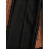imageGirls Jogger Swearpants High Elastic Waist Pants Casual Baggy Wide Leg Sweatpants with PocketBlack Solid