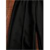 imageGirls Jogger Swearpants High Elastic Waist Pants Casual Baggy Wide Leg Sweatpants with PocketBlack Solid