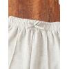 imageGirls Jogger Swearpants High Elastic Waist Pants Casual Baggy Wide Leg Sweatpants with PocketLight Apricot