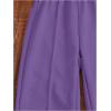 imageGirls Jogger Swearpants High Elastic Waist Pants Casual Baggy Wide Leg Sweatpants with PocketPurple