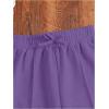 imageGirls Jogger Swearpants High Elastic Waist Pants Casual Baggy Wide Leg Sweatpants with PocketPurple