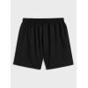 imageMens Floral Graphic Shorts Drawstring Waist Wide Leg Loose Summer Casual Track Shorts VintageBlack