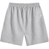 imageMens Floral Graphic Shorts Drawstring Waist Wide Leg Loose Summer Casual Track Shorts VintageGrey